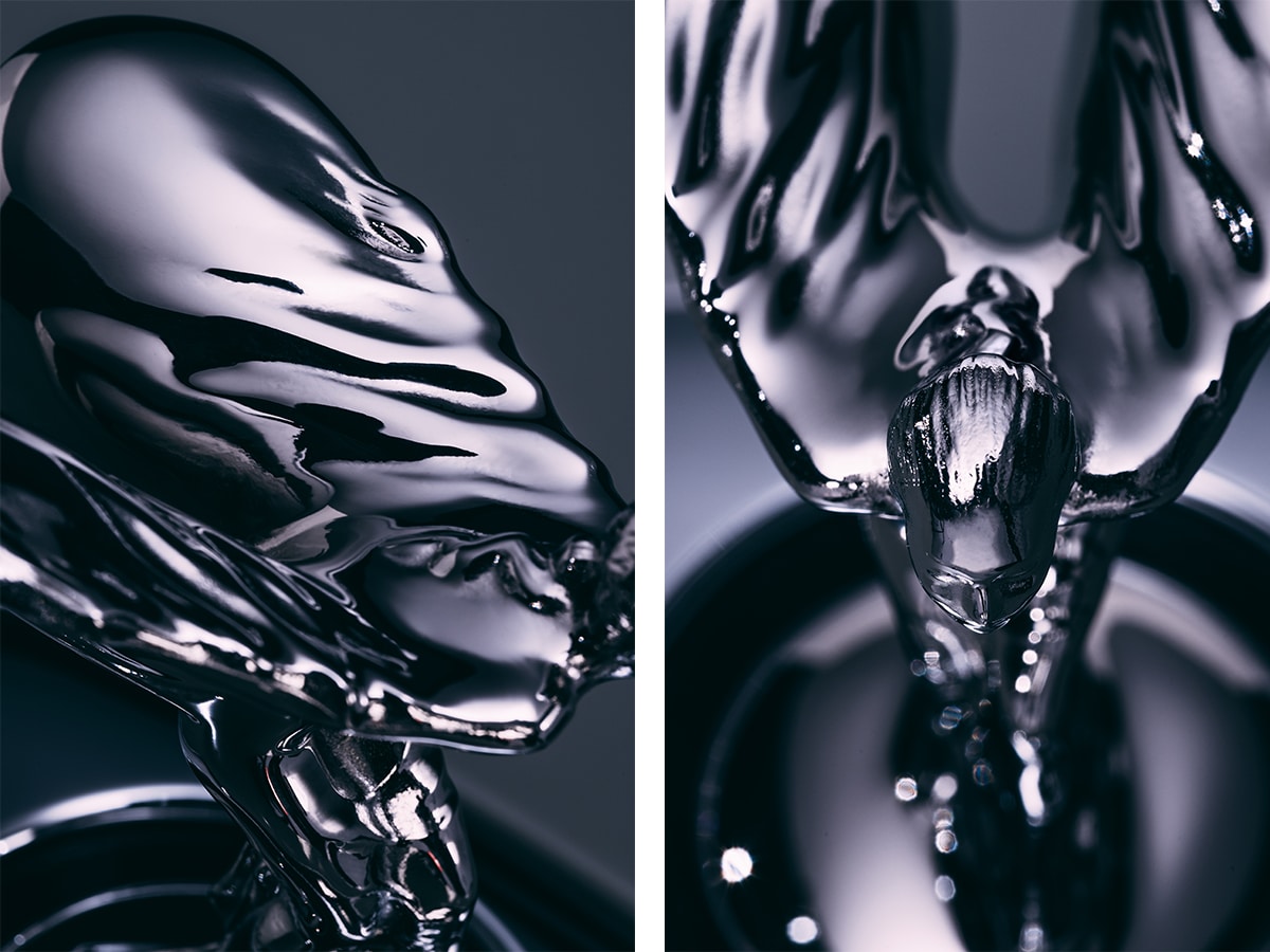 Spirit of ecstasy redesign details