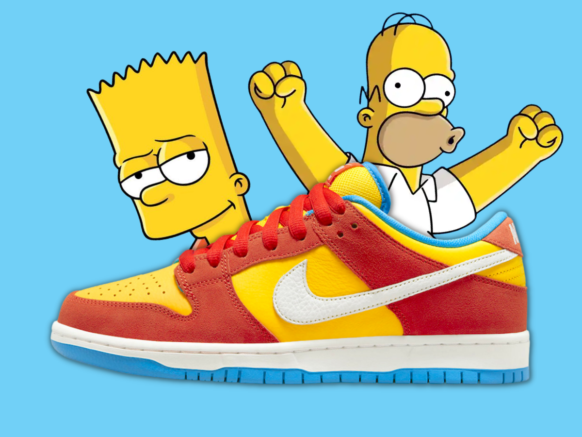The simpsons nike dunk low feature