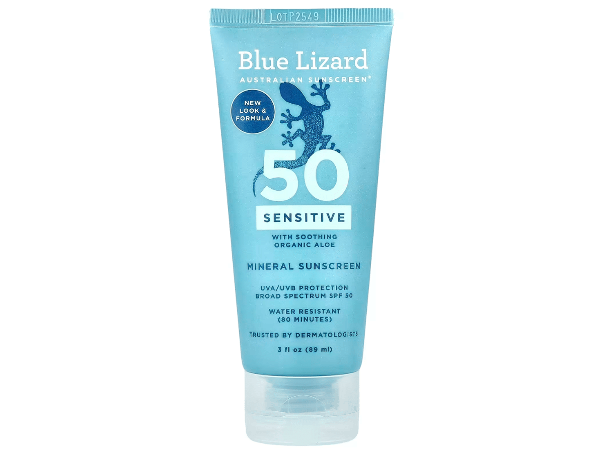 Blue lizard sheer mineral spf 50 sunscreen lotion