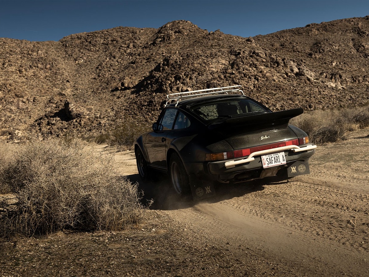 Daniel arsham porsche safari 911 rear end