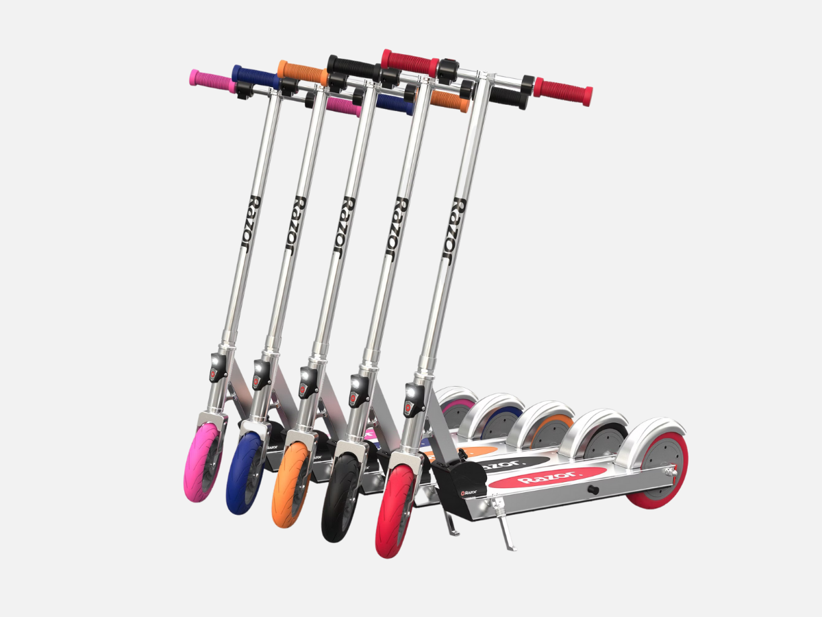 New razor electric scooter colour range