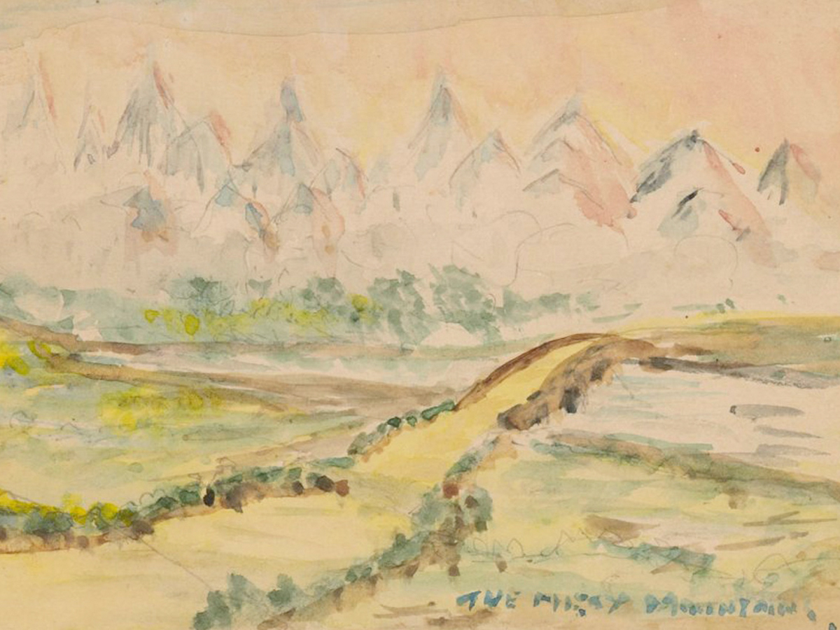 The misty mountains