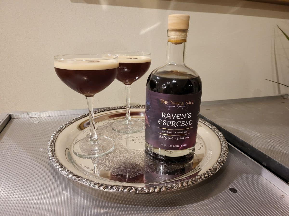 The noble sage liquor company raven’s espresso