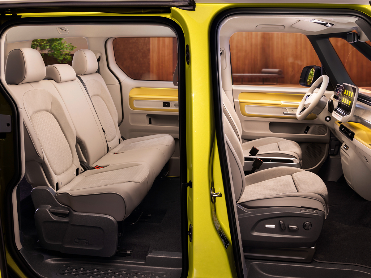 Vw id buzz cargo large interior view