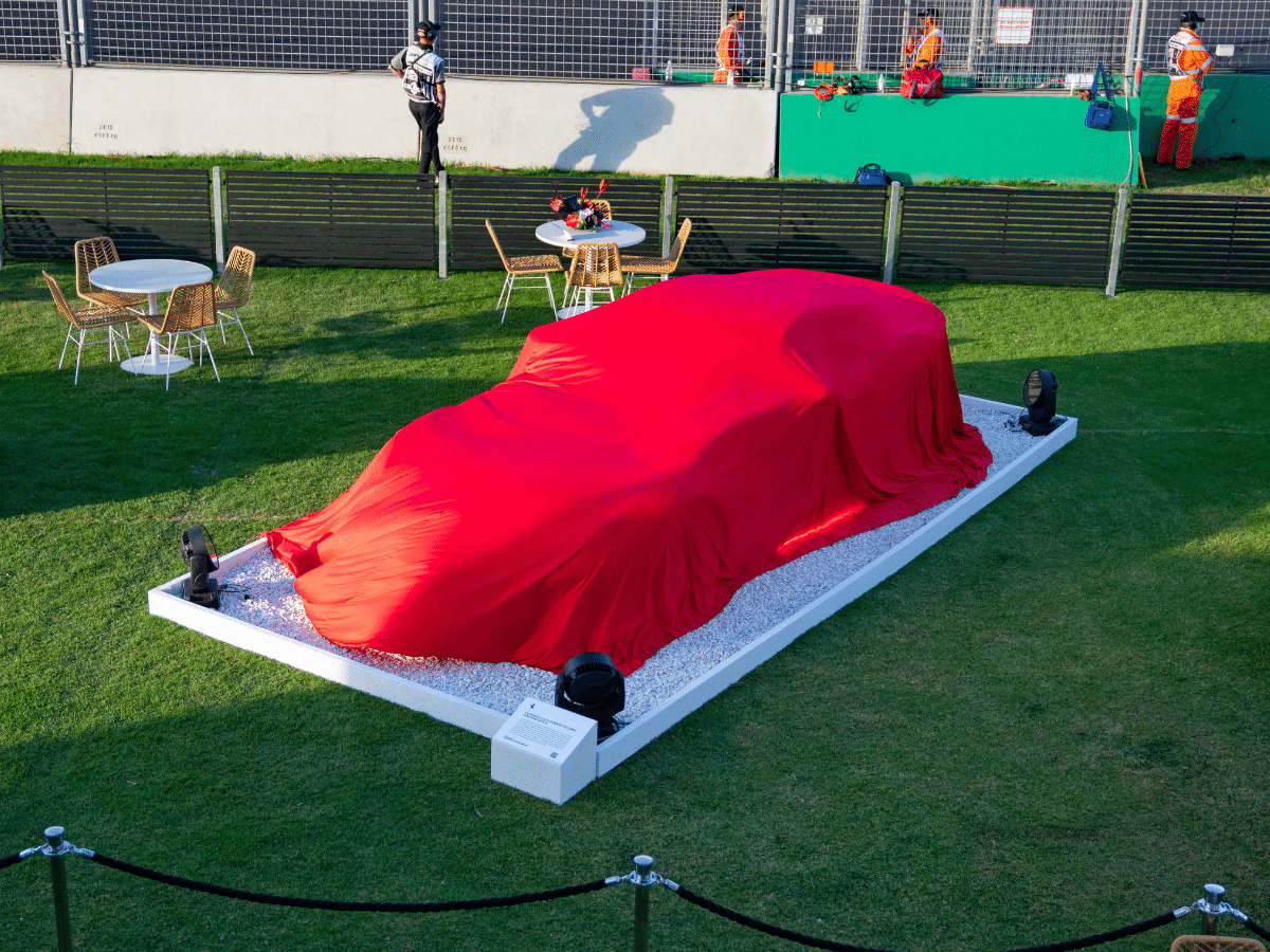 Ferrari 812 competizione under wraps 1