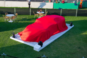 Ferrari 812 competizione under wraps 1