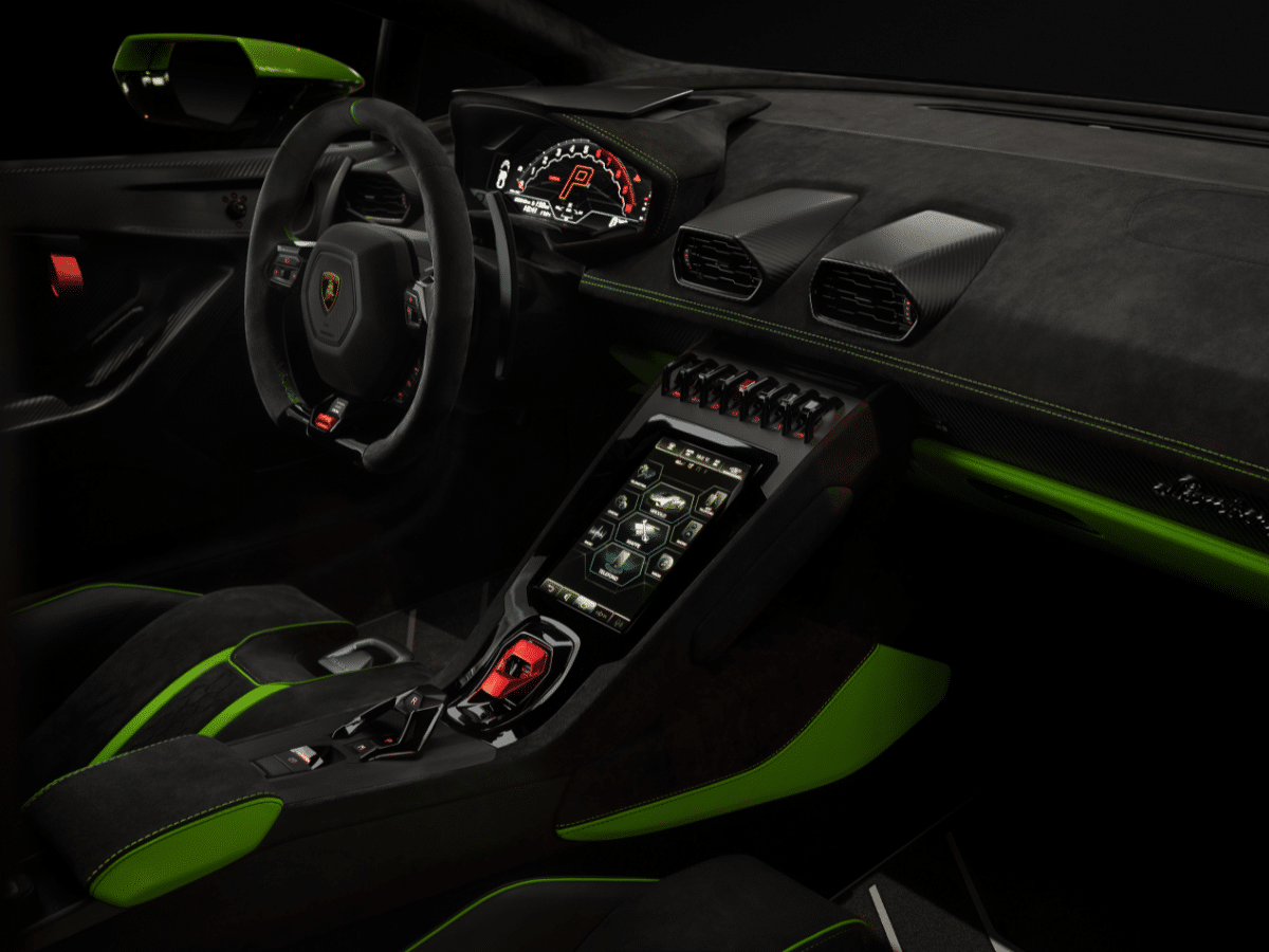Lamborghini technica dashboard