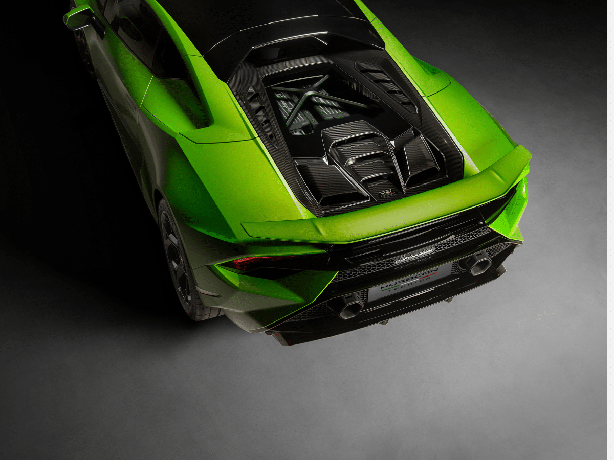 Lamborghini technica rear engine cover