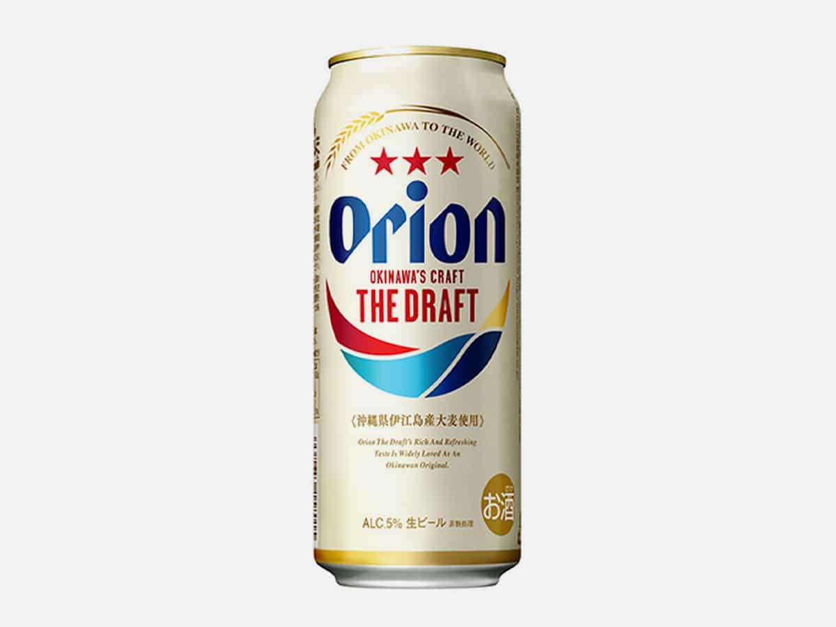 6 orion premium draft beer