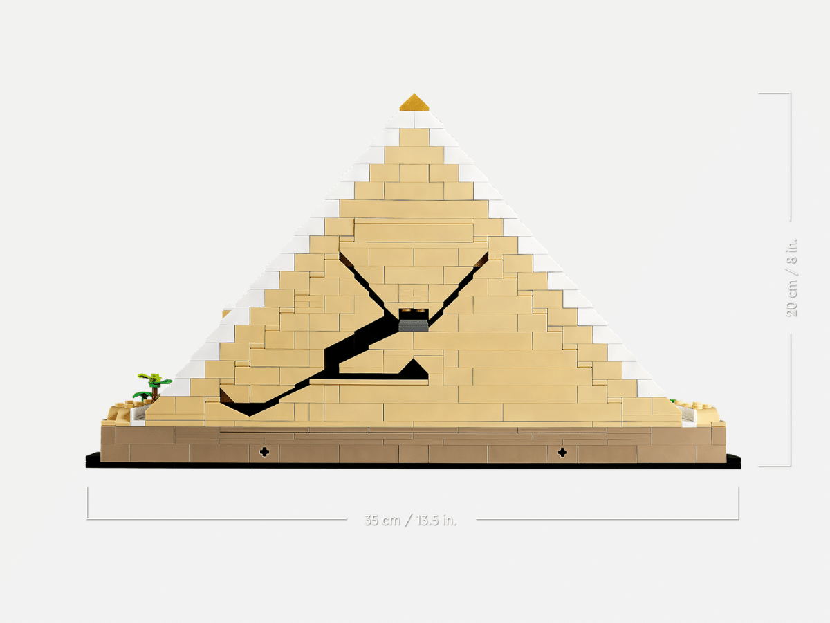 Lego pyramid of giza size