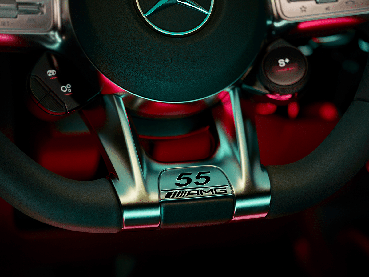Mercedes amg edition 55 steering wheel
