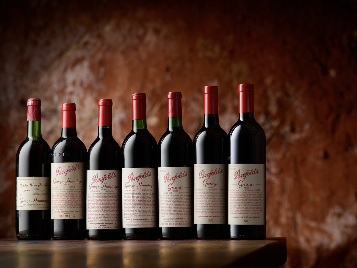 Penfolds beauty black vintage grange seven decades highlight group