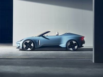 Outrageous Electric Polestar O2 Roadster Concept Features Built-In Drone