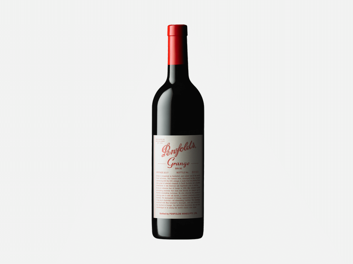 The penfolds collection grange 2017