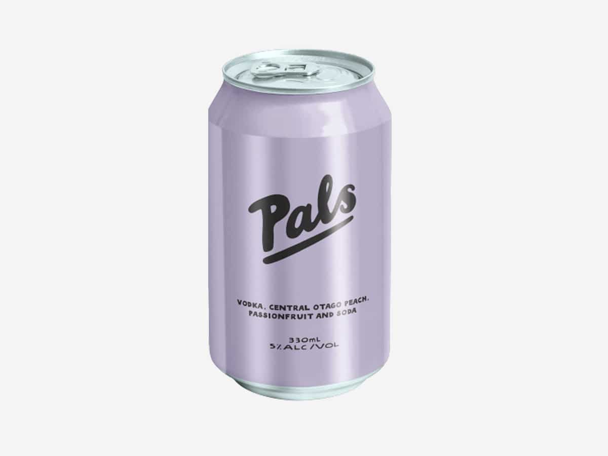 9 pals vodka central otago peach passionfruit and soda