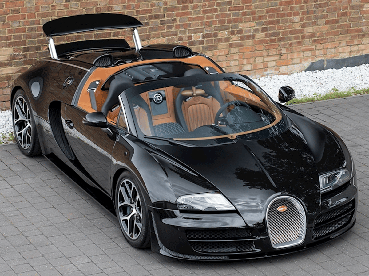 Bugatti veyron vitesse top down