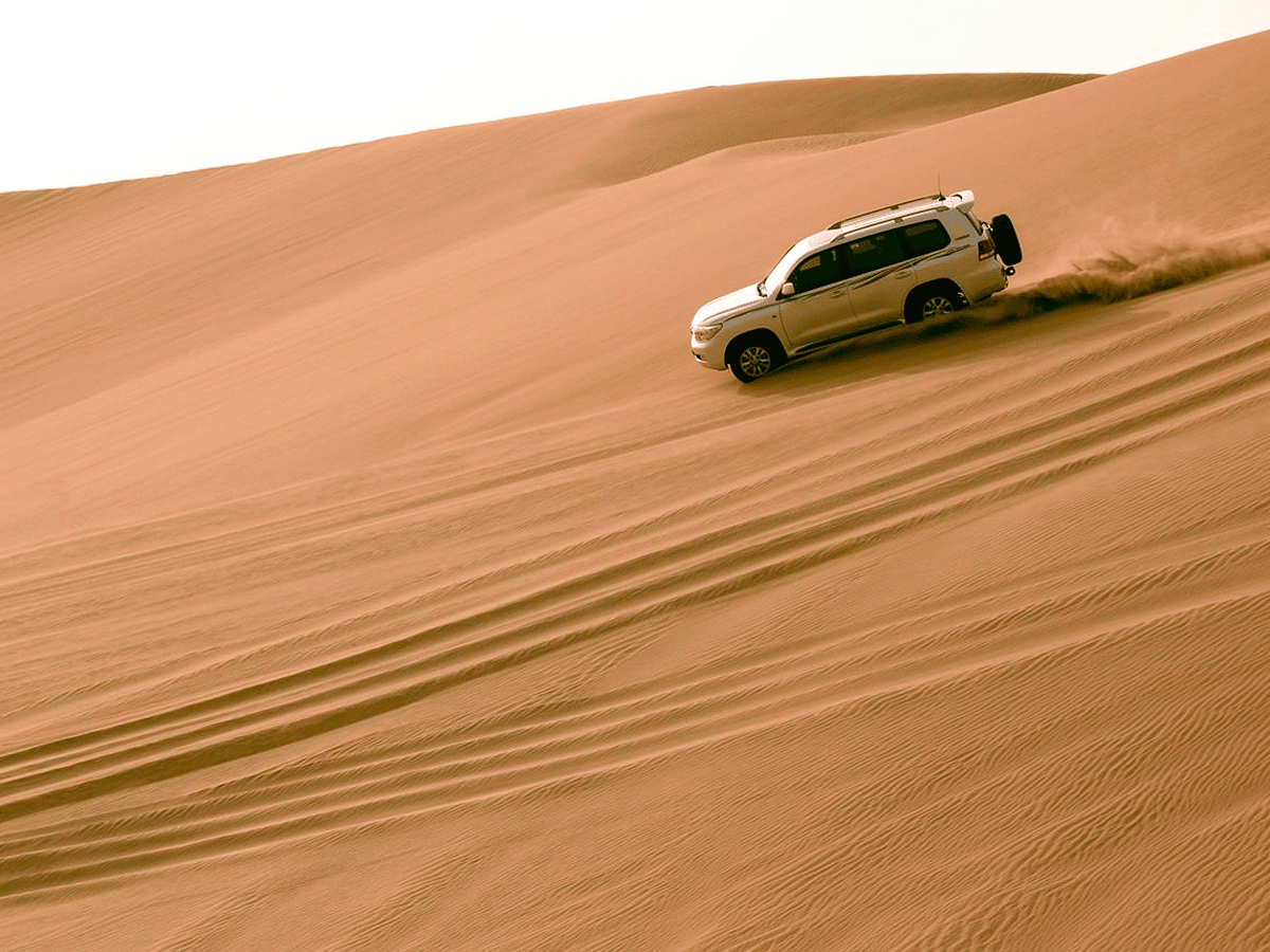 Dune Bashing in Khor al Udaid 