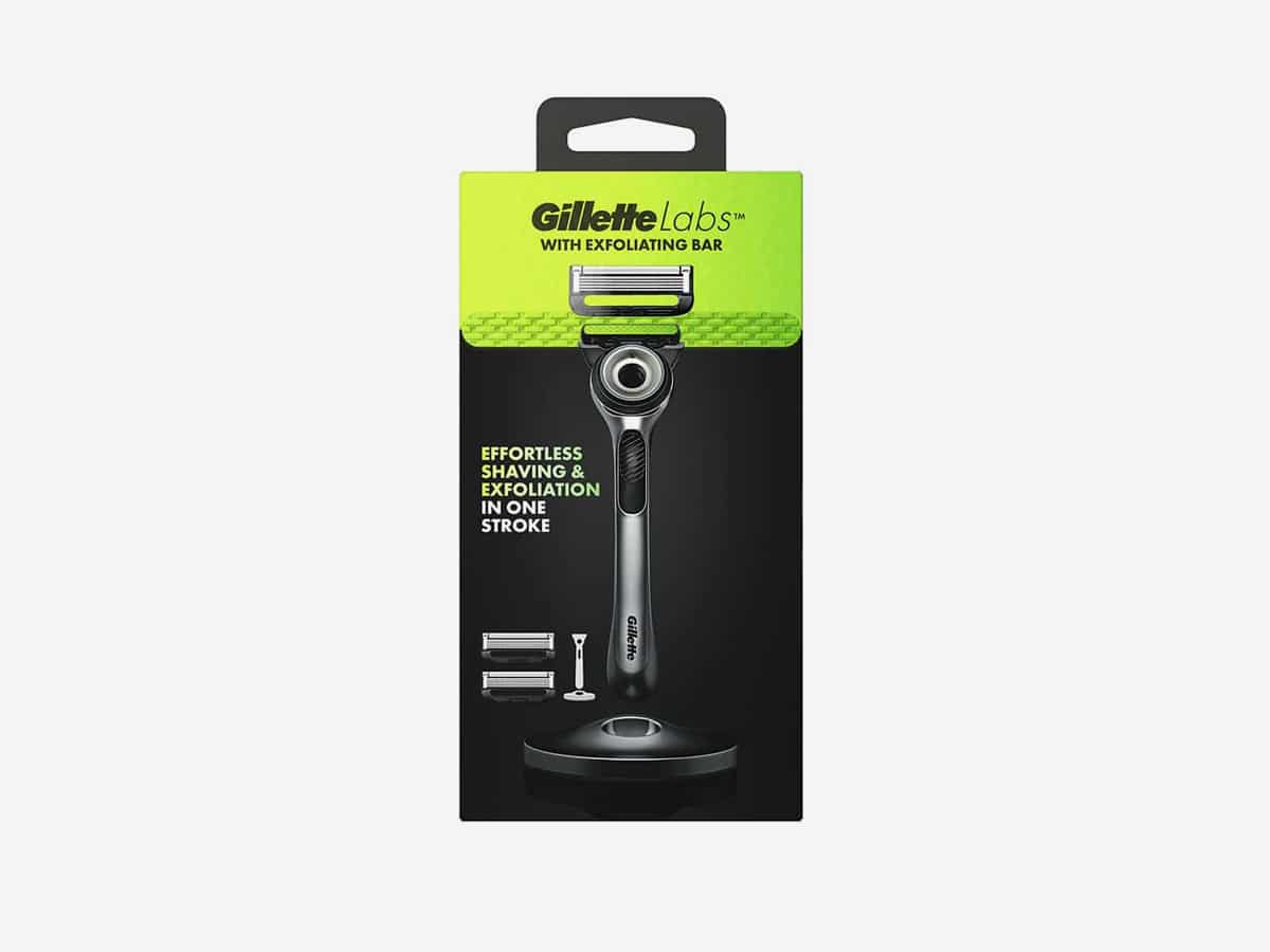 Gillettelabs razor with exfoliating bar