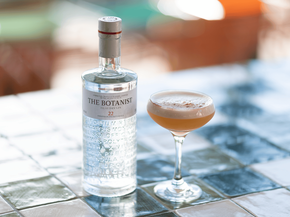 The botanist gin at bar ombre