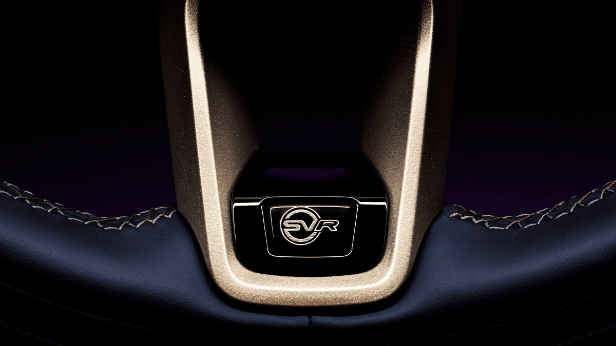 Steering wheel svr logo