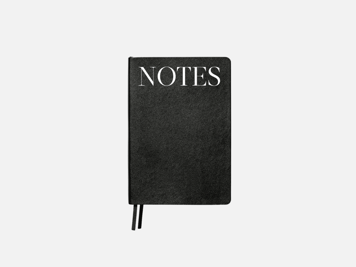 An organised life notes