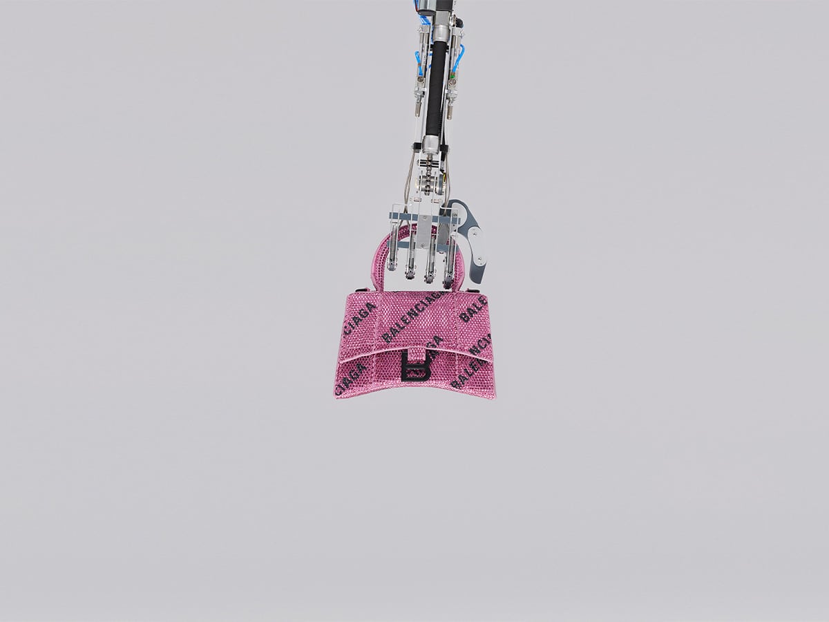 Balenciaga qixi pink bag