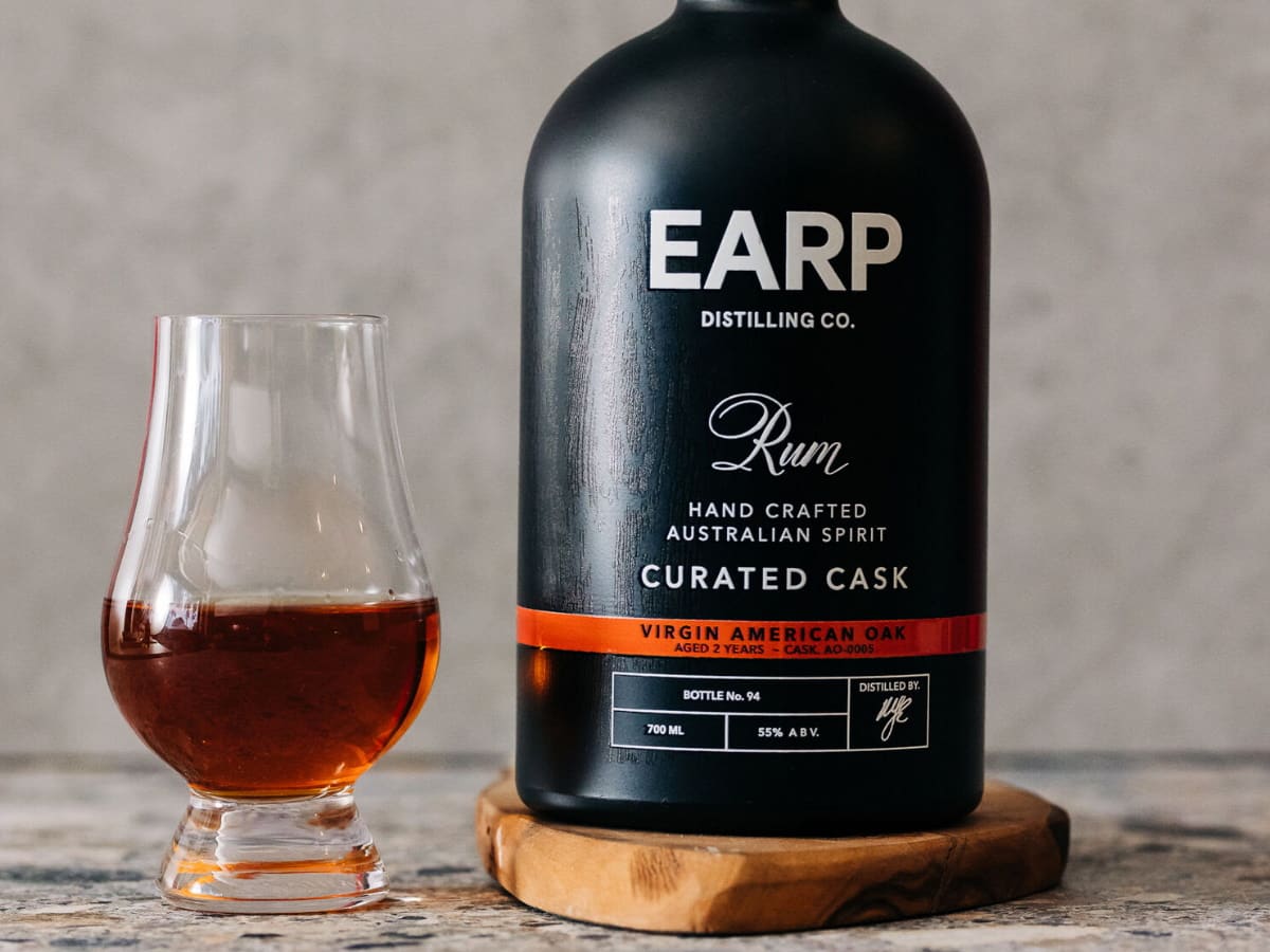 Earp distilling curated cask rum 1