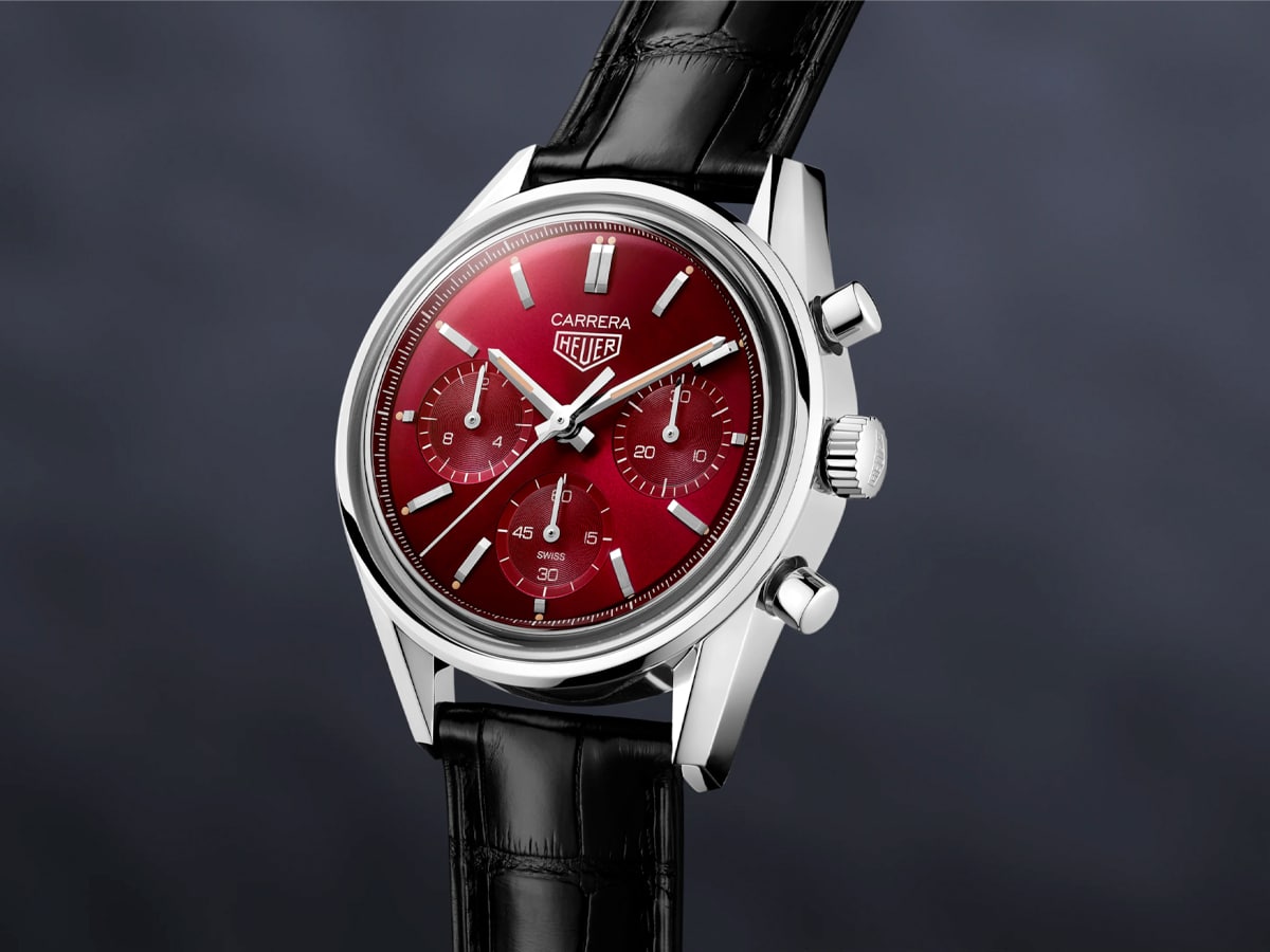 Tag heuer carrera red dial limited edition 1