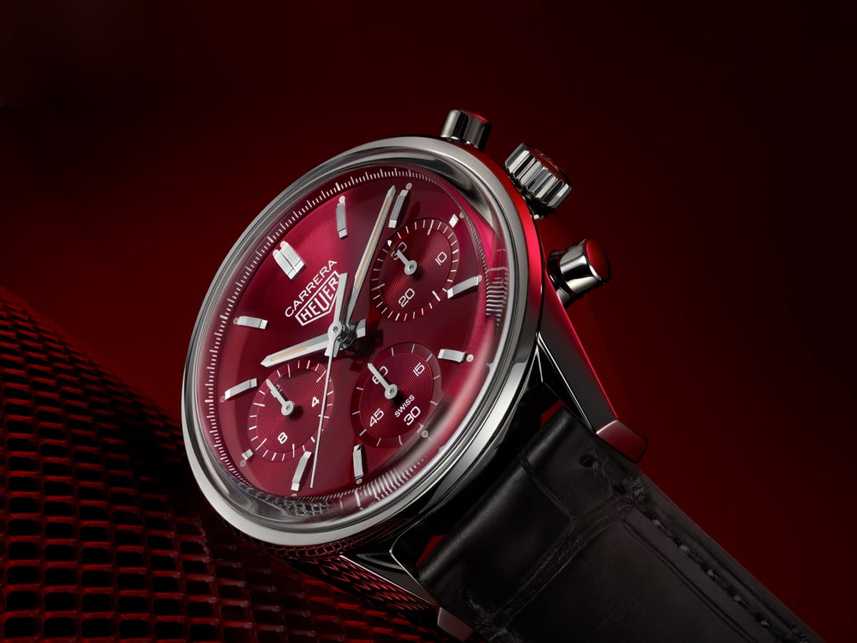 Tag heuer carrera red dial limited edition 3