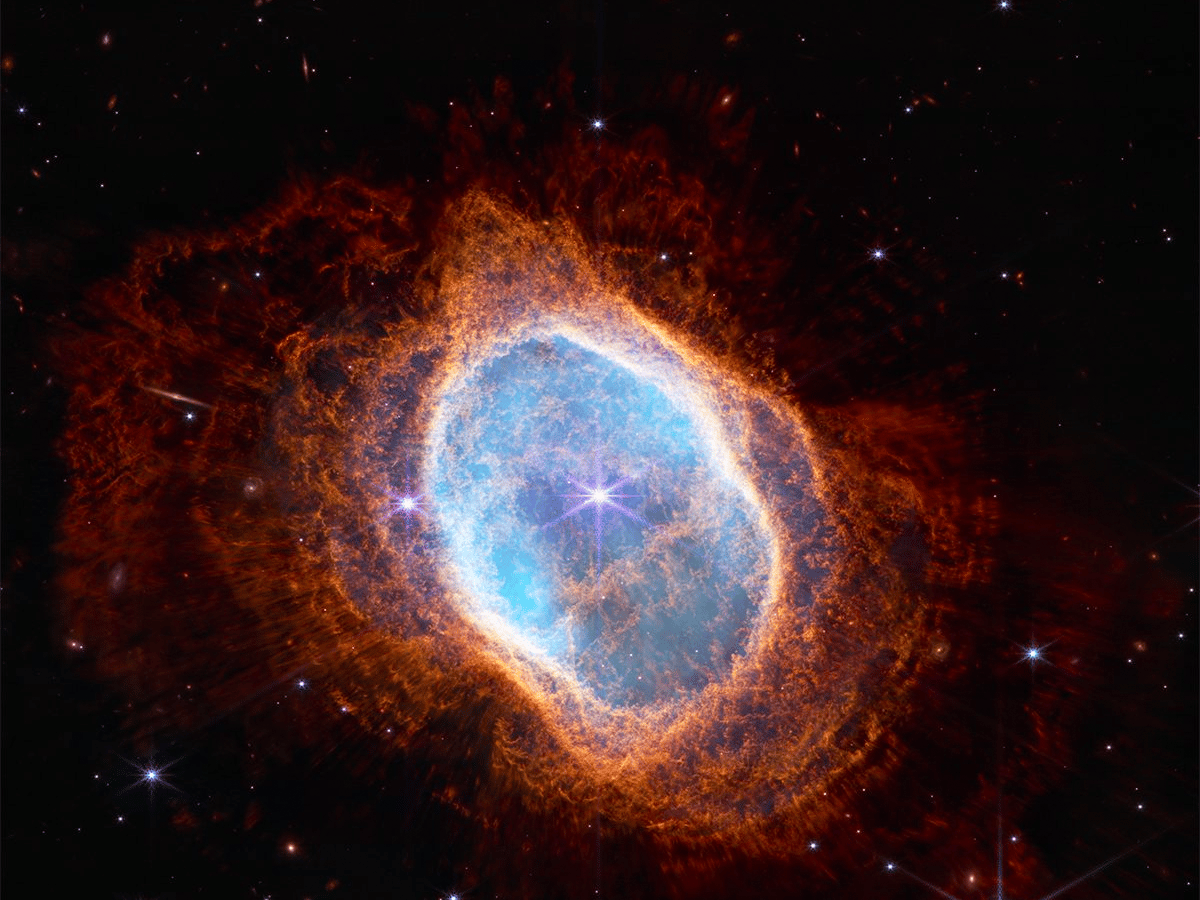 James Webb Telescope The nebula of a dying star