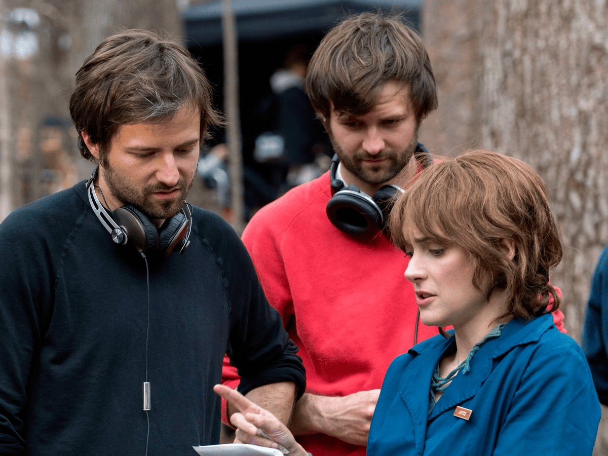 The Duffer brothers with Winona Ryder | Image: Netflix