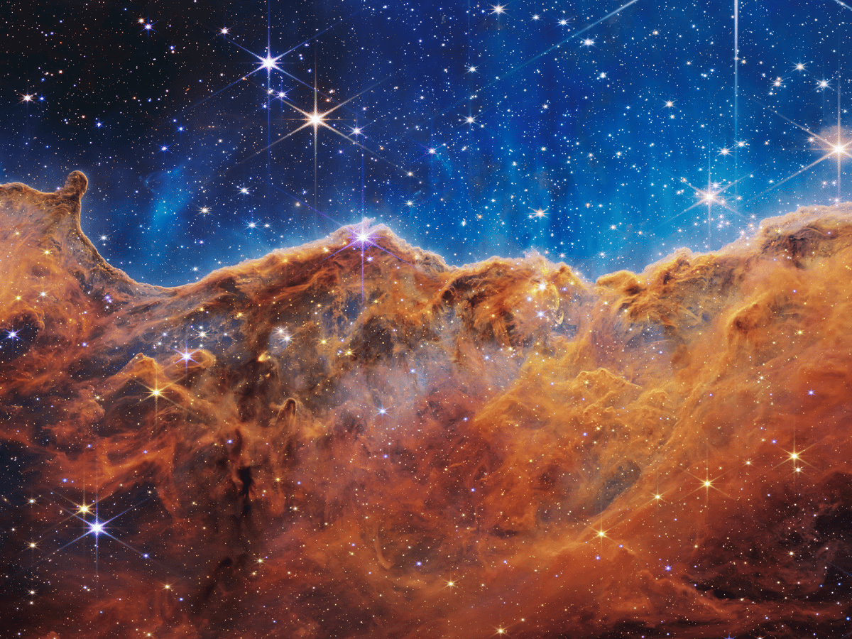 James Webb Telescope Nebula of young stars