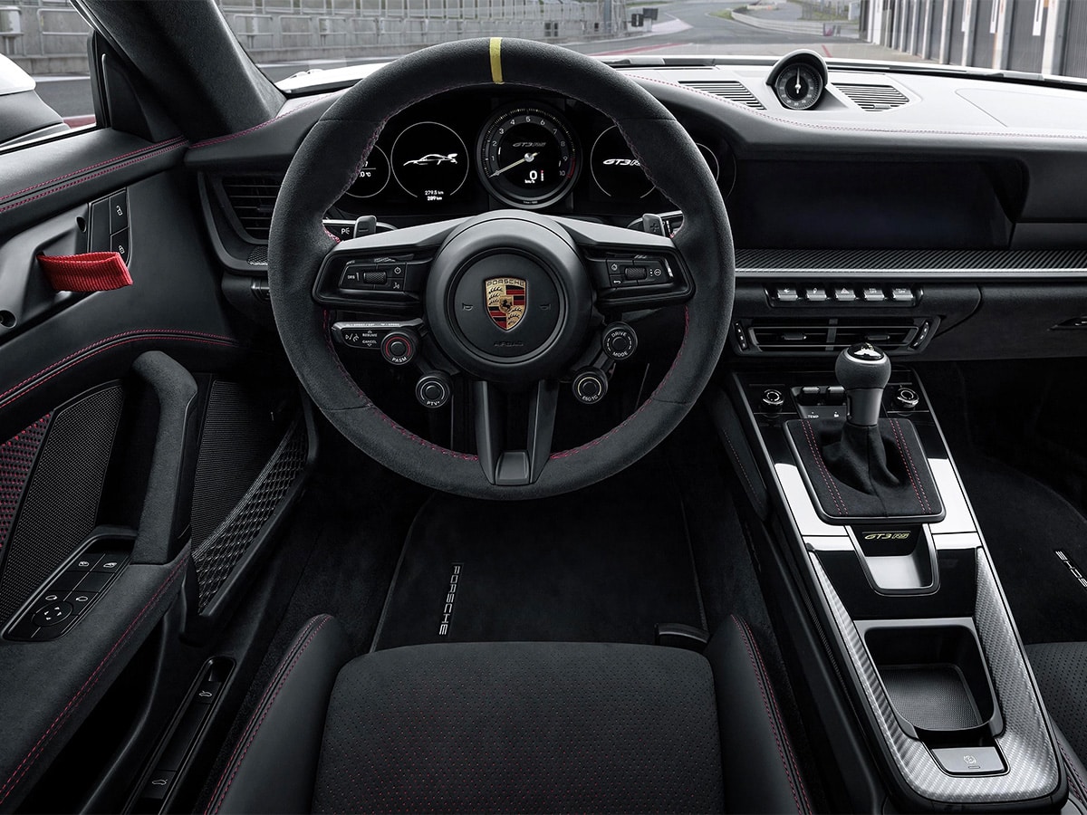 Interior del Porsche GT3 RS 2023