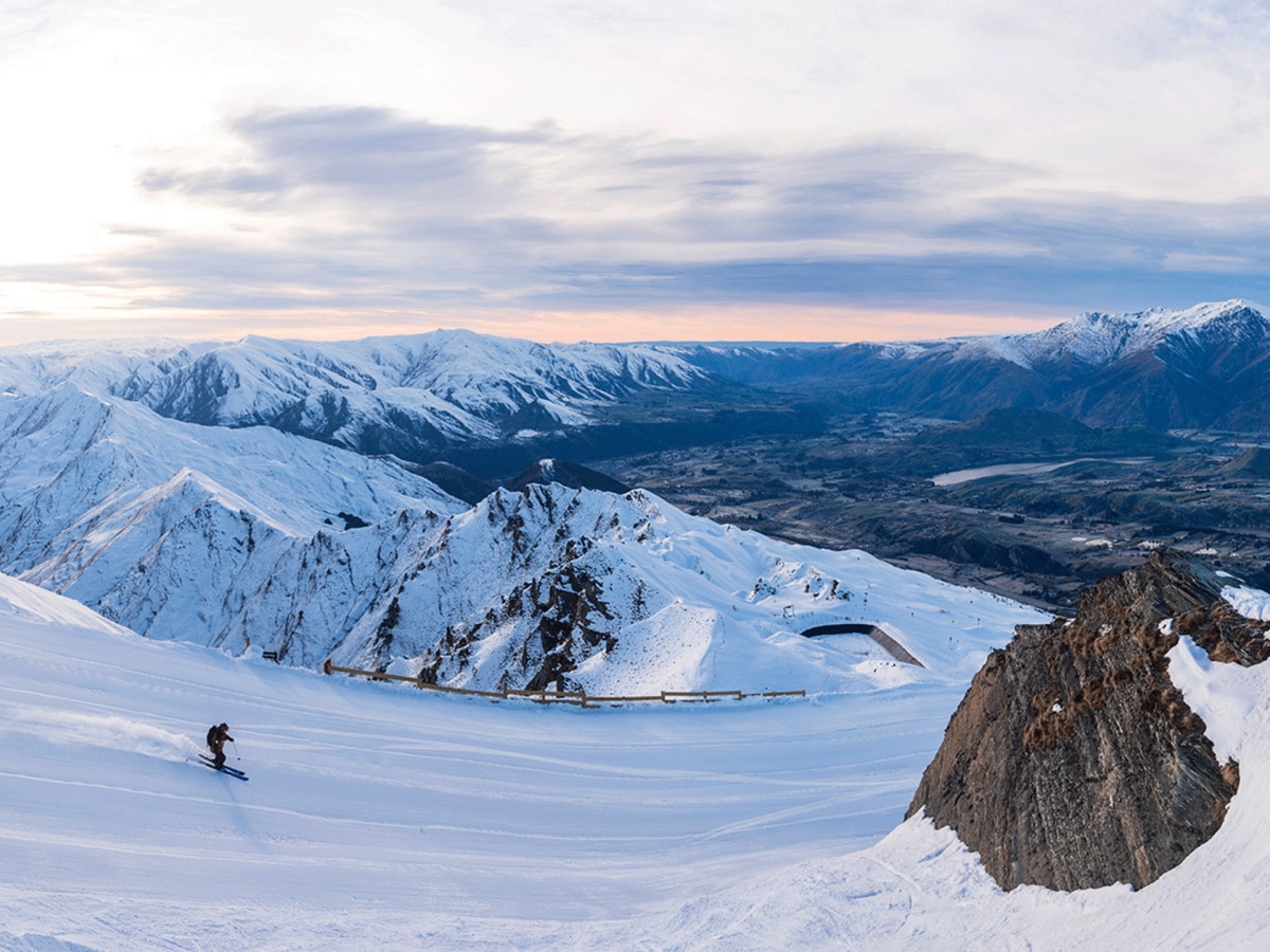 Coronet Peak Ski Run 