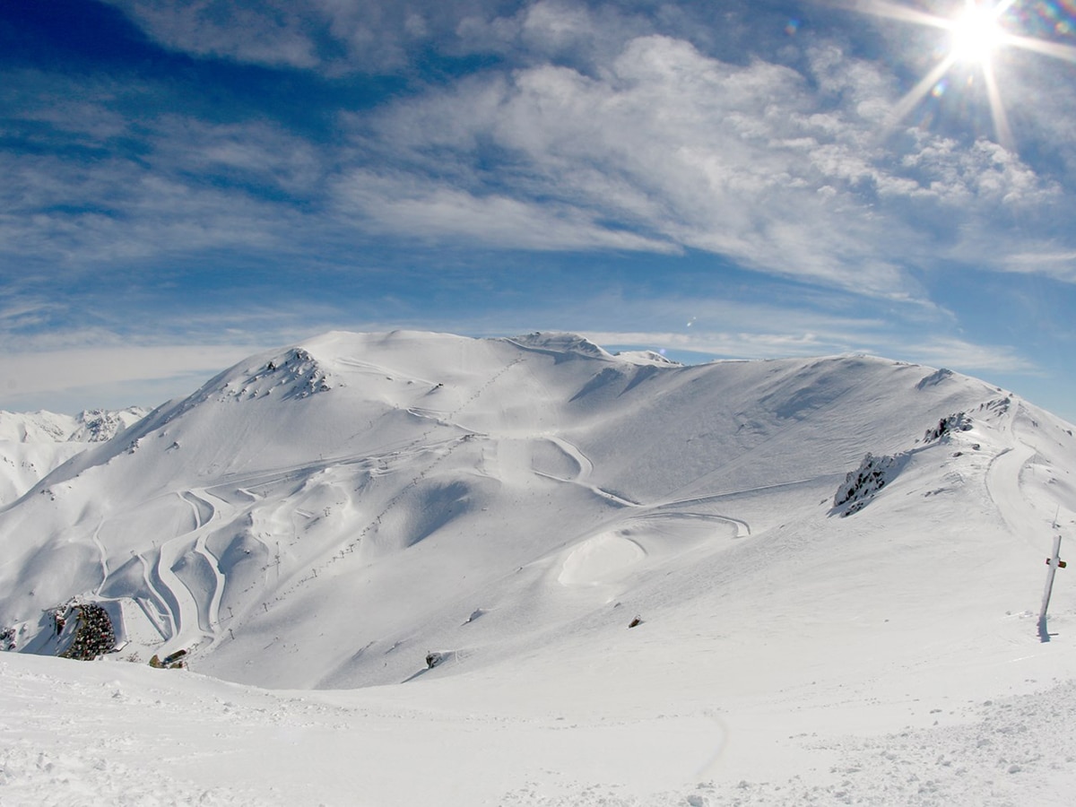 Beautiful Wide-open Terrain at Mt Hutt Ski Field
