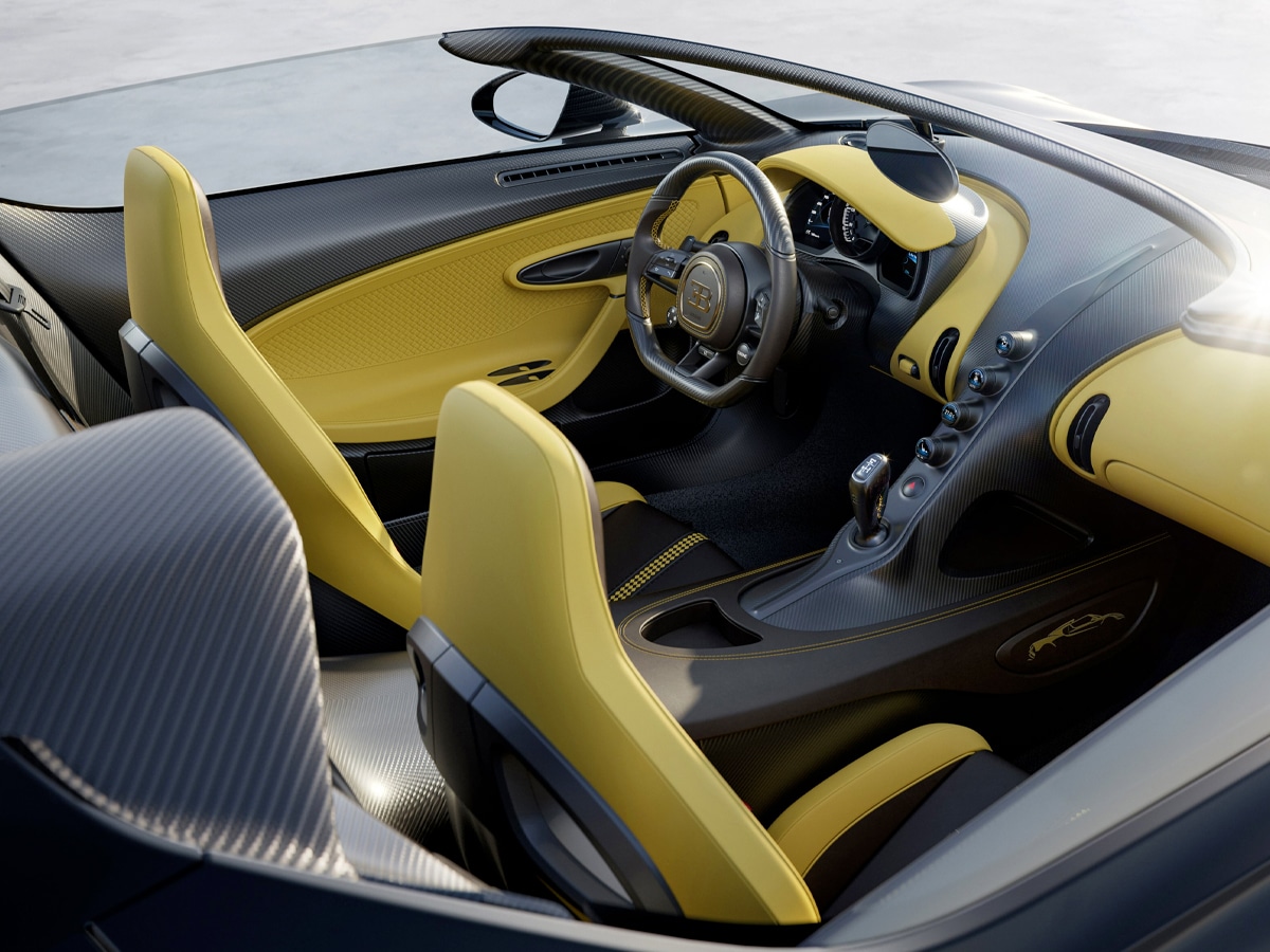 Bugatti Mistral Roadster interior | Image: Bugatti