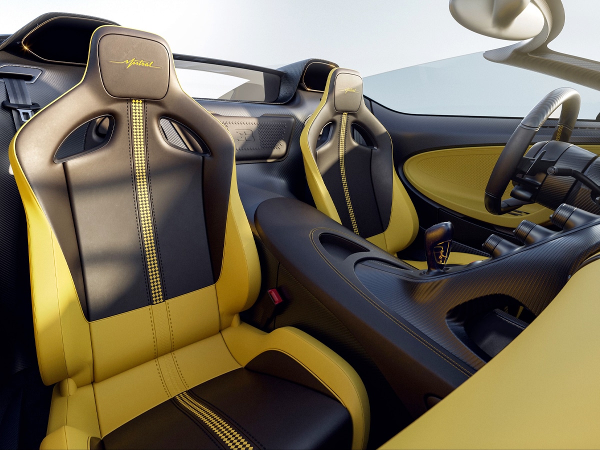 Bugatti Mistral Roadster interior | Image: Bugatti