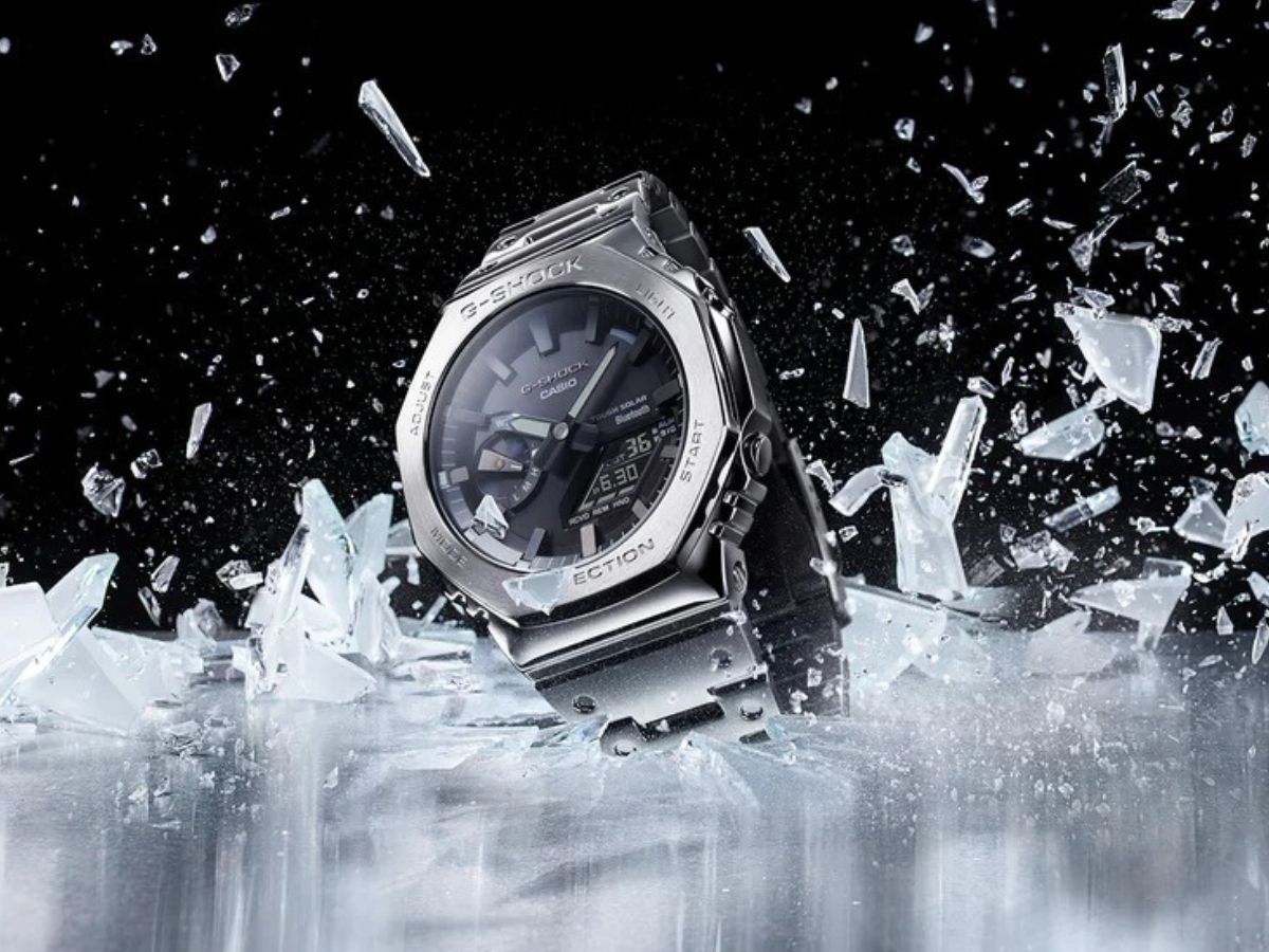 Casio g shock 2024 ga 2100 stainless steel