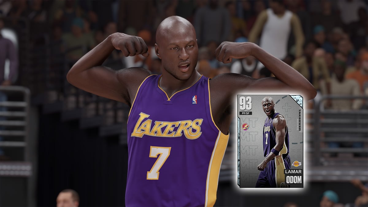 NBA 2K22  2KDB Gold Lamar Odom (78) Complete Stats