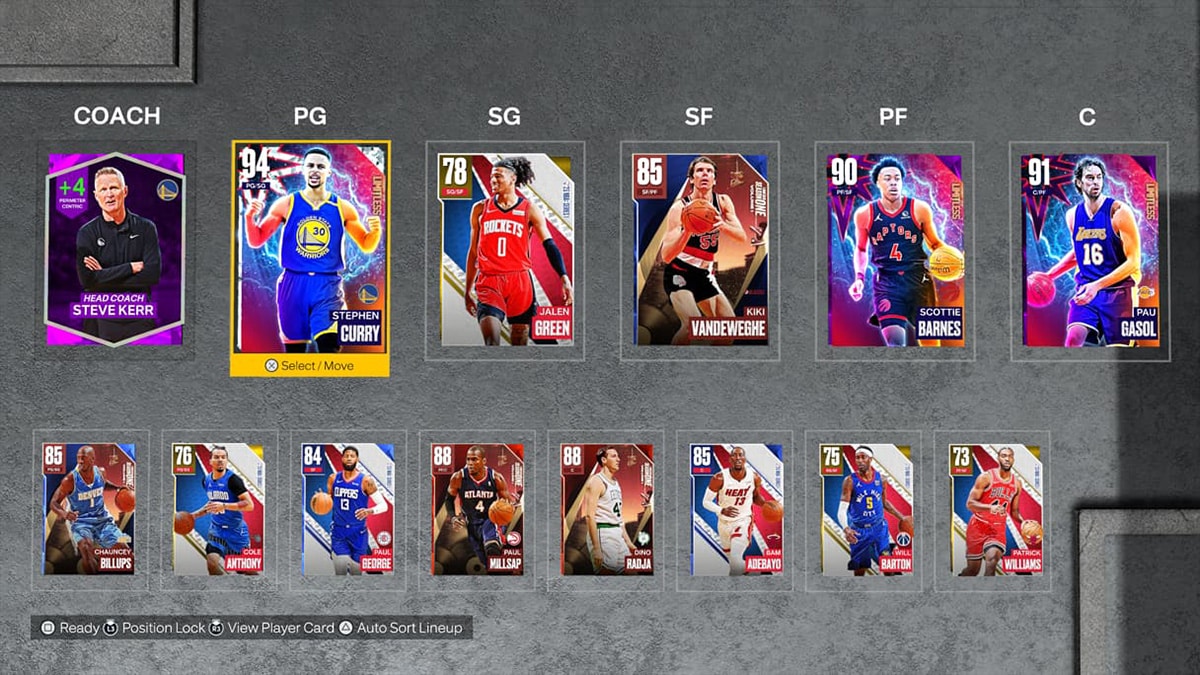 NBA 2K23 MyTEAM Trophy Case