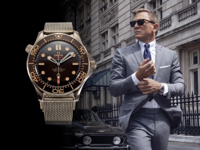 James Bond's Actual OMEGA Seamaster from No Time to Die Fetches $378,000 at Auction