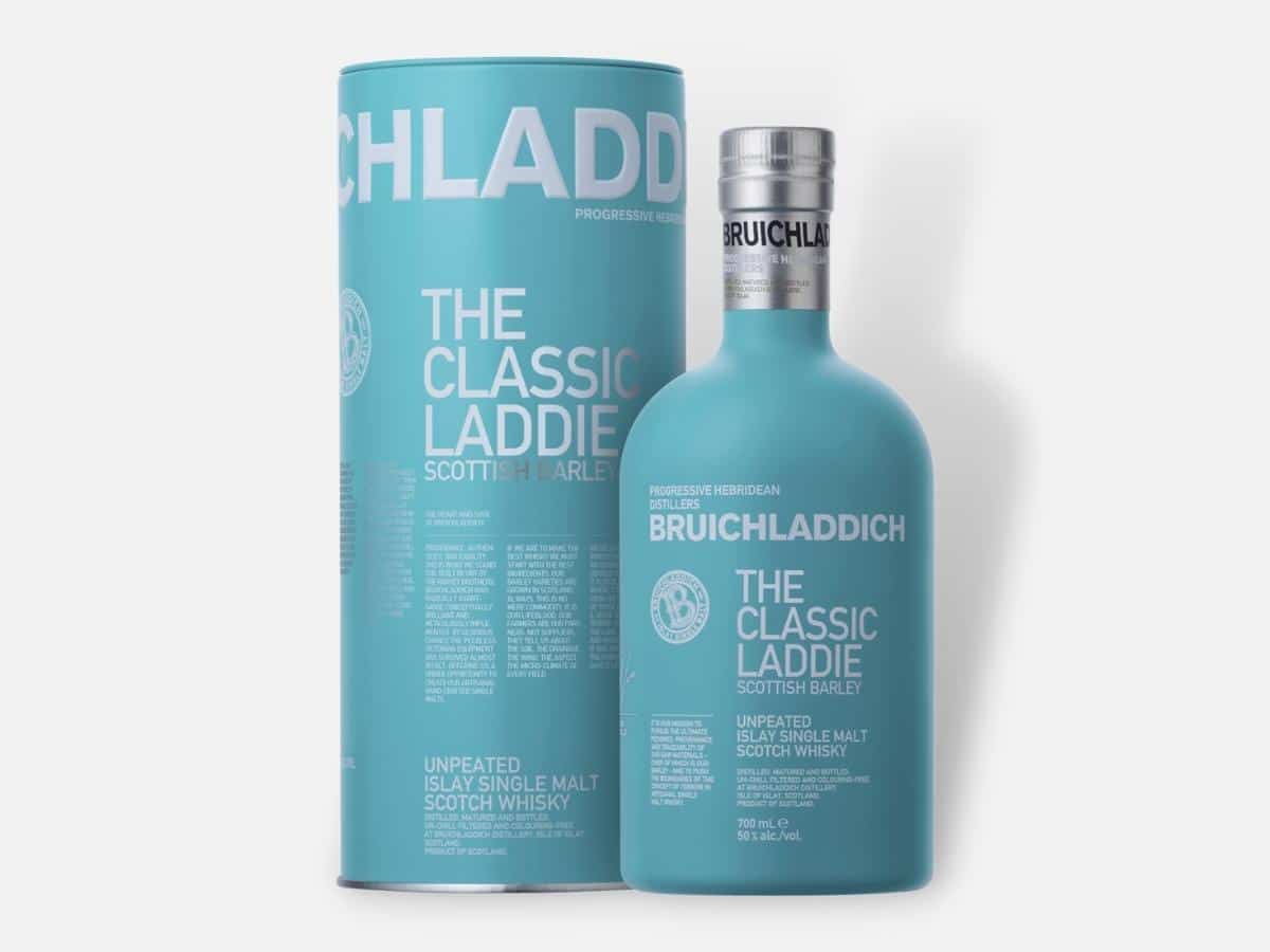 The classic laddie single malt scotch whisky