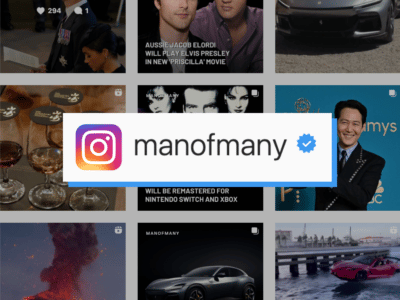 PSA: We're Now @manofmany on Instagram!