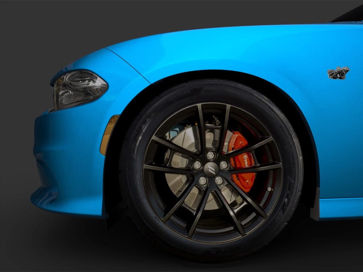 2023 dodge charger superbee in blue