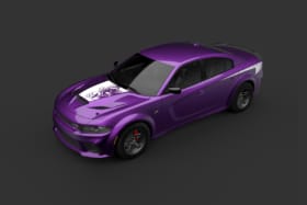 2023 dodge charger superbee in purple