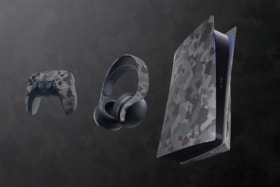 Grey camouflage ps5