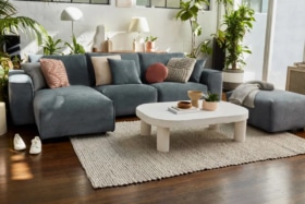 Koala modern sofa in blue heeler copy