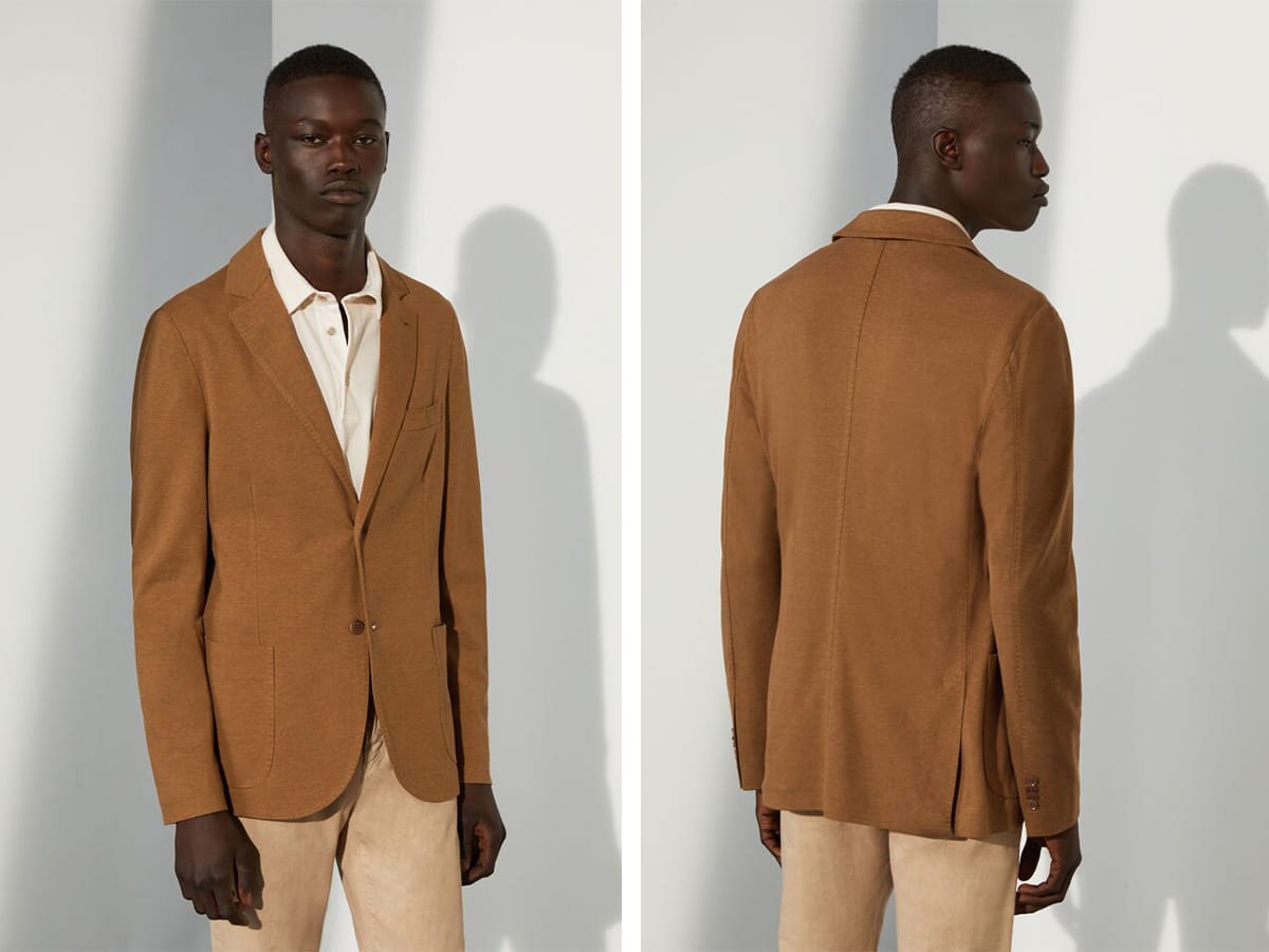 Lora piana brown suit jacket