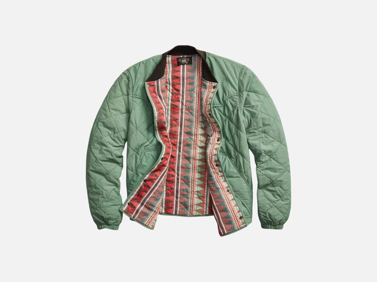 Rrl ralph lauren huckberry helston jacket in vintage turquoise