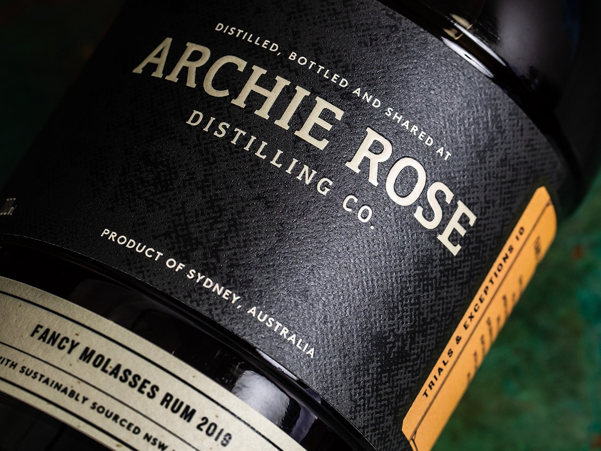 Archie rose fancy molasses rum 2019 1